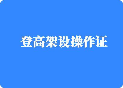 黄色大片操逼登高架设操作证